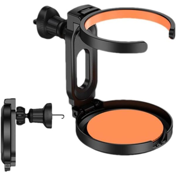 Support pour téléphone portable + porte-gobelet 2en1