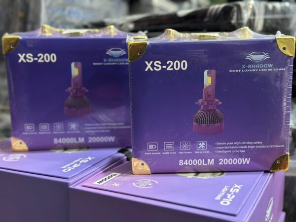 2pcs Led phare XS-200 84000LM 200W H4/H7