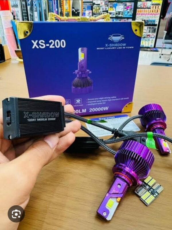 2pcs Led phare XS-200 84000LM 200W H4/H7