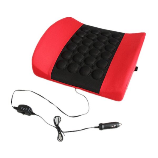 Coussin de massage lombaire électrique 12 V pour voiture