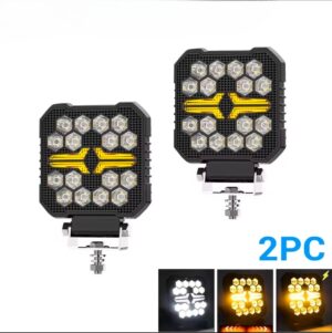 Lumiére Led de travail carré 2pcs