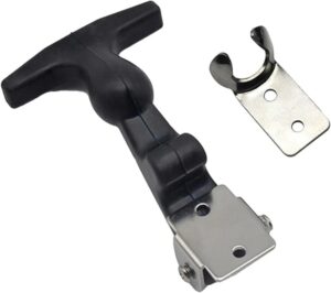 2pcs attache capot caoutchouc avec support