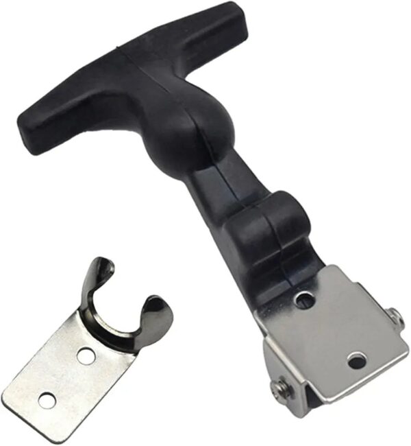 2pcs attache capot caoutchouc avec support