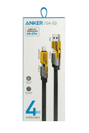 cable chargeur anker 65+27w