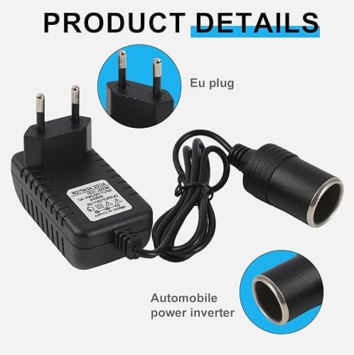 Convertisseur Prise d’Allume-Cigare 220V à 12V