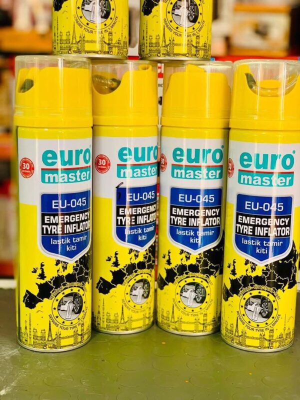 Bouteille Gonfleur De Pneu D'urgence 500ml EURO MASTER