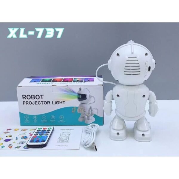 Robot Projecteur Lumineux Avec Bluetooth