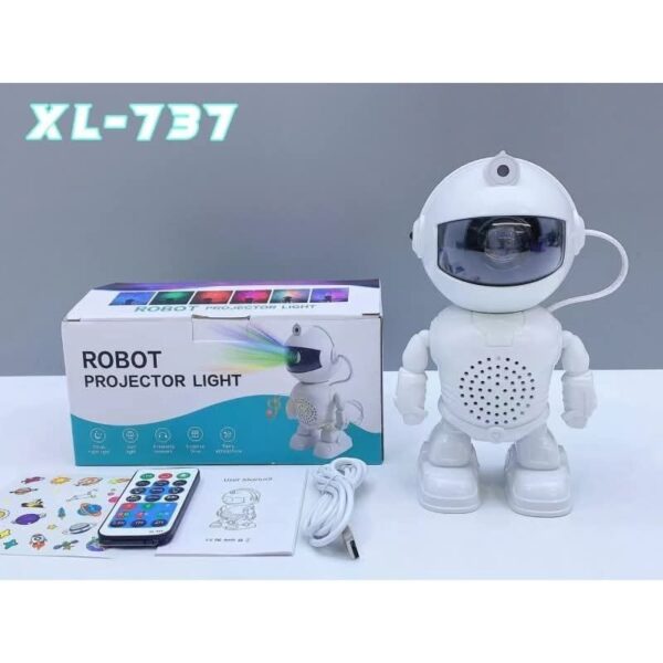 Robot Projecteur Lumineux Avec Bluetooth