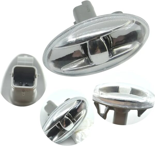 2Pcs Clignotant latéraux Peugeot Avec support d'ampoule