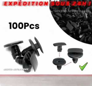 2026/04/1000062962.png 100Pcs Agrafe Clips Fixation Garniture PEUGEOT/CITROEN/RENAULT Garde-Boue _ Pare-choc