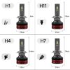 2pcs Led M8 Pro 120W 60000LM H4/H7