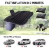 Matelas Gonflable Pour Voiture Avec Pompe 135x88x45 cm 