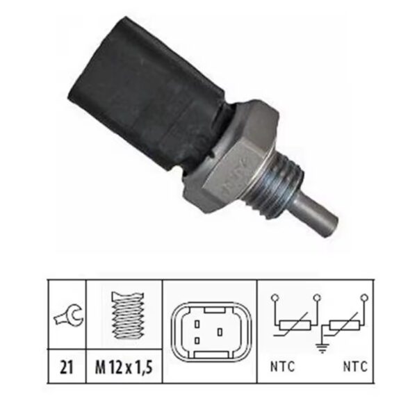 Capteur de température du liquide de refroidissement moteur, pour Renault Dacia Logan Sandero