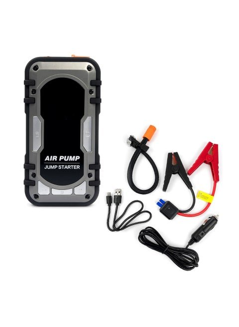 Démarreur de voiture avec compresseur et power bank,torch 4en1 +120W