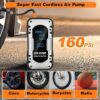 Démarreur de voiture avec compresseur et power bank,torch 4en1 +120W