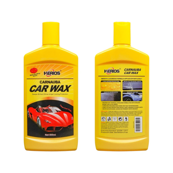 Cire liquide carnauba pour lavage HERIOS 500ml