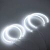 2pcs Phares à LED avec anneaux lumineux BMW 131mm/146mm