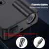 Adaptateur d'alimentation pour onduleur de voiture 200W DC 12V/24V à AC 220V