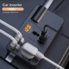 Adaptateur d'alimentation pour onduleur de voiture 200W DC 12V/24V à AC 220V