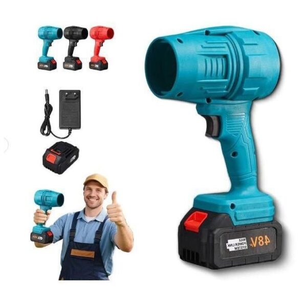 Souffleur à Air Turbo Super Puissant avec deux batteries 48V 6.0Ah