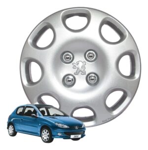 4Pcs Enjoliveurs Peugeot P14 206 207