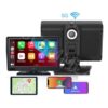 Dashcam 7 pouces, autoradio GPS, CarPlay et Android Auto sans fil