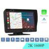 Dashcam 7 pouces, autoradio GPS, CarPlay et Android Auto sans fil