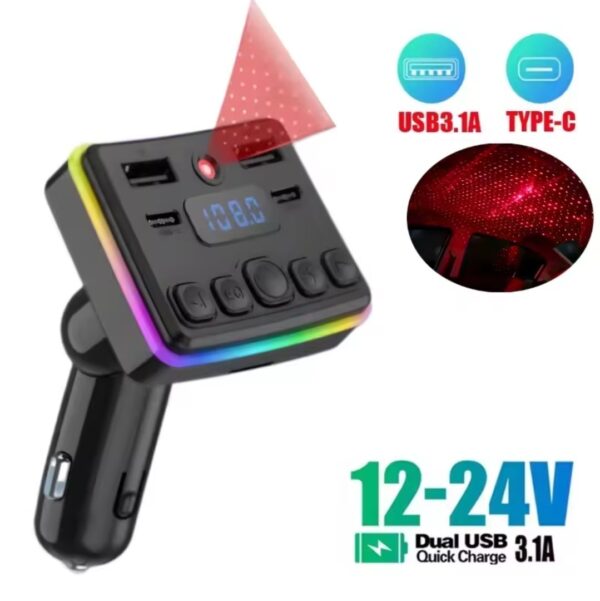 2026/05/1000066770.jpg Modulateur Bluetooth Mp3 Avec Ciel Etoilé 12-24V