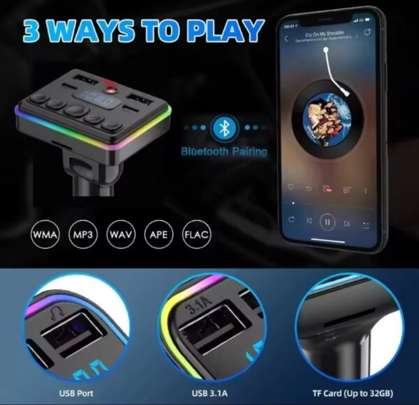 2026/05/1000066772.jpg Modulateur Bluetooth Mp3 Avec Ciel Etoilé 12-24V