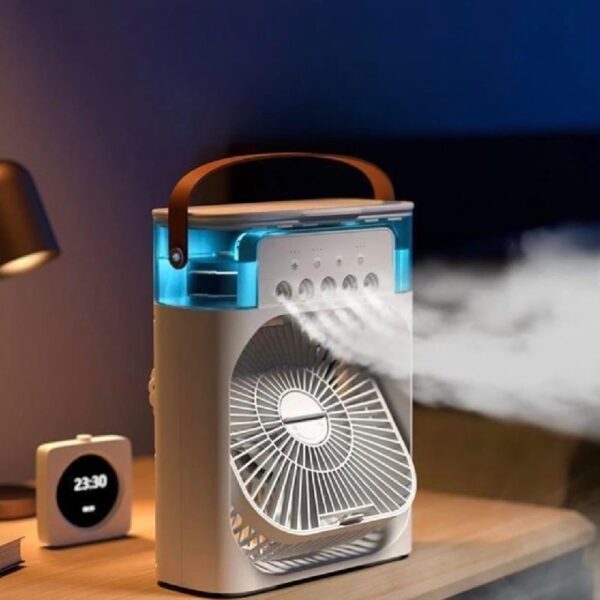 Ventilateur de table avec atomiseur d’eau
