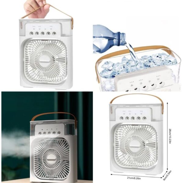 Ventilateur de table avec atomiseur d’eau
