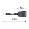 Adaptateur de boucle de ceinture de sécurité 1Pcs