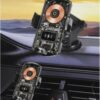 Chargeur de voiture sans fil 15 W et support de téléphone FJ26
