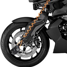 Serrure à Disque Moto Avec Alarme et Cable