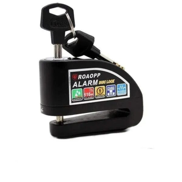 Serrure à Disque Moto Avec Alarme et Cable
