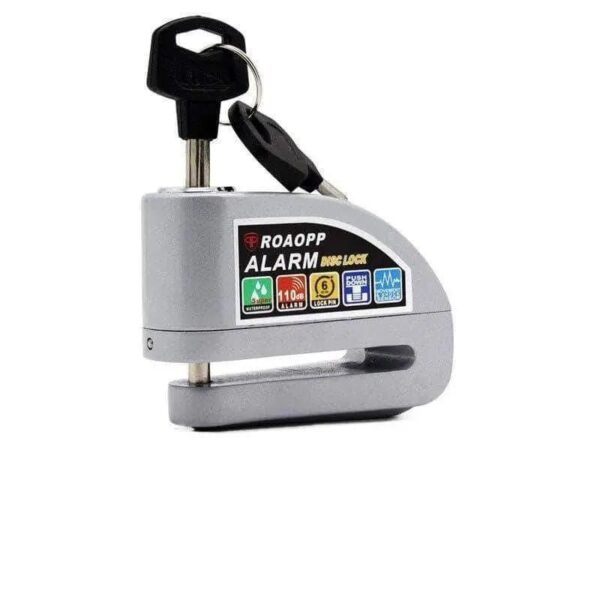 Serrure à Disque Moto Avec Alarme et Cable