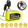 Serrure à Disque Moto Avec Alarme et Cable
