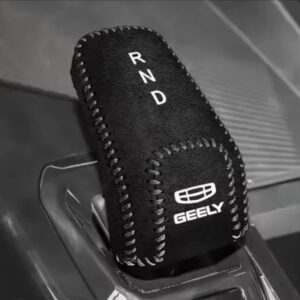 Couvre levier de vitesse en cuir pour geely coolray