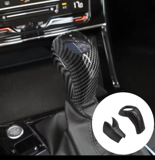 Couvre pommeau vitesse carbon pour t roc vw