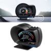 Compteur de vitesse OBD2 + GPS  HUD Turbo RPM alarme