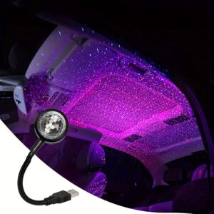 Lampe Atmosphère de Voiture USB Projecteur