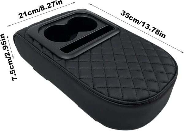 Couvre accoudoir avec porte gobelet multifonction