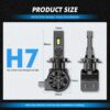 Led Phare DJL 120W 24000LM Avec Canbus