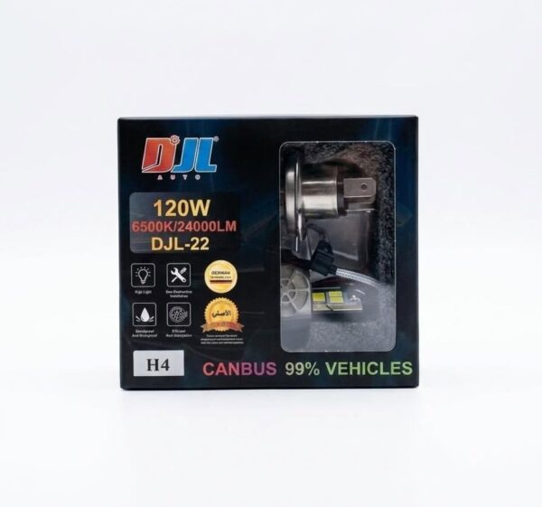 Led Phare DJL 120W 24000LM Avec Canbus
