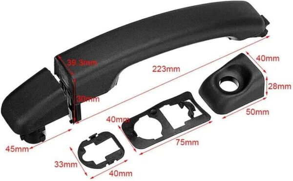 Poignée Porte Coulissante Extérieure Pour Renault Master