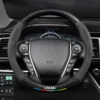Couvre volant carbon Pour Livan