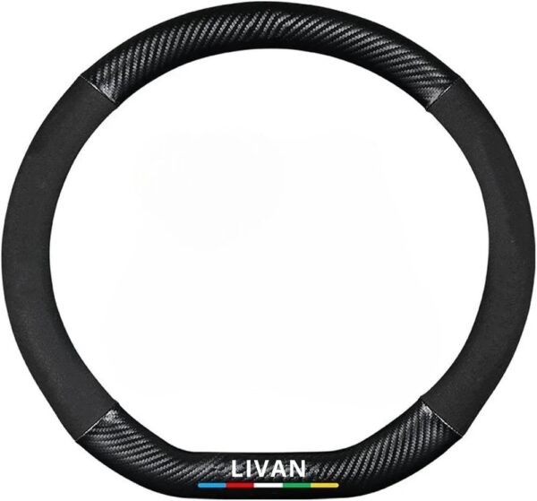 Couvre volant carbon Pour Livan
